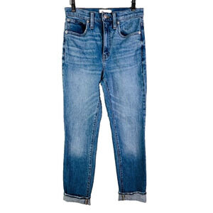 Madewell The High-Rise Slim‎ Boyjean Size 24